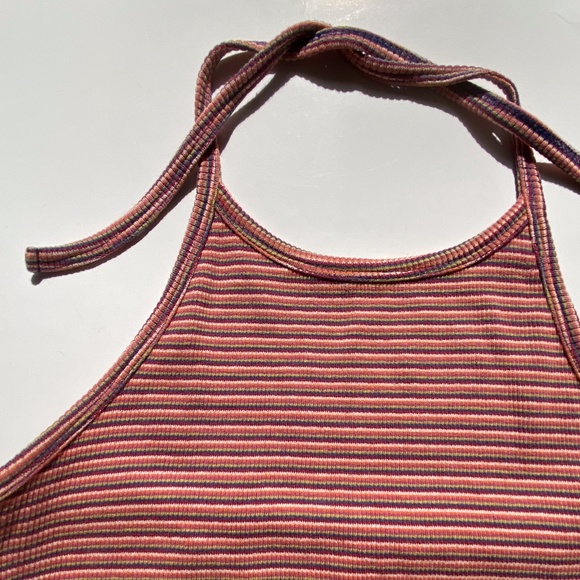 Gap Summer Halter Top Striped Cotton - Picture 8 of 10